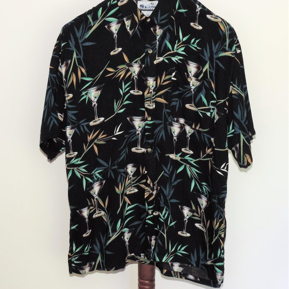 Vintage Sun Casuals Hawaiian luau shirt